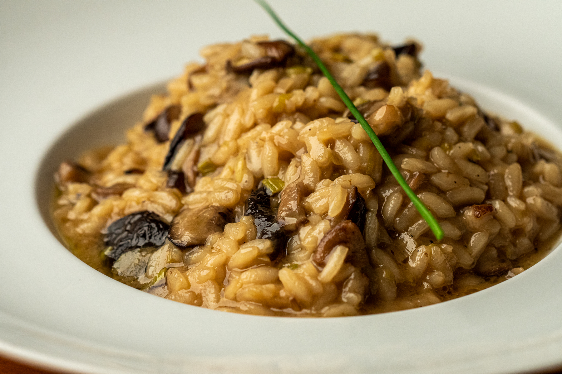 Risoto de cogumelos