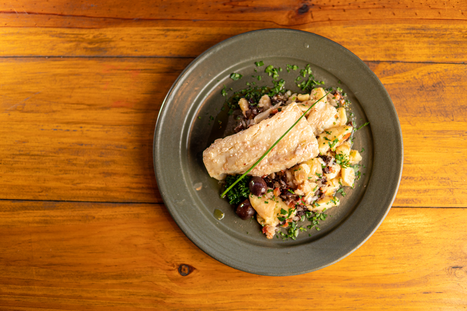 Bacalhau confitado
