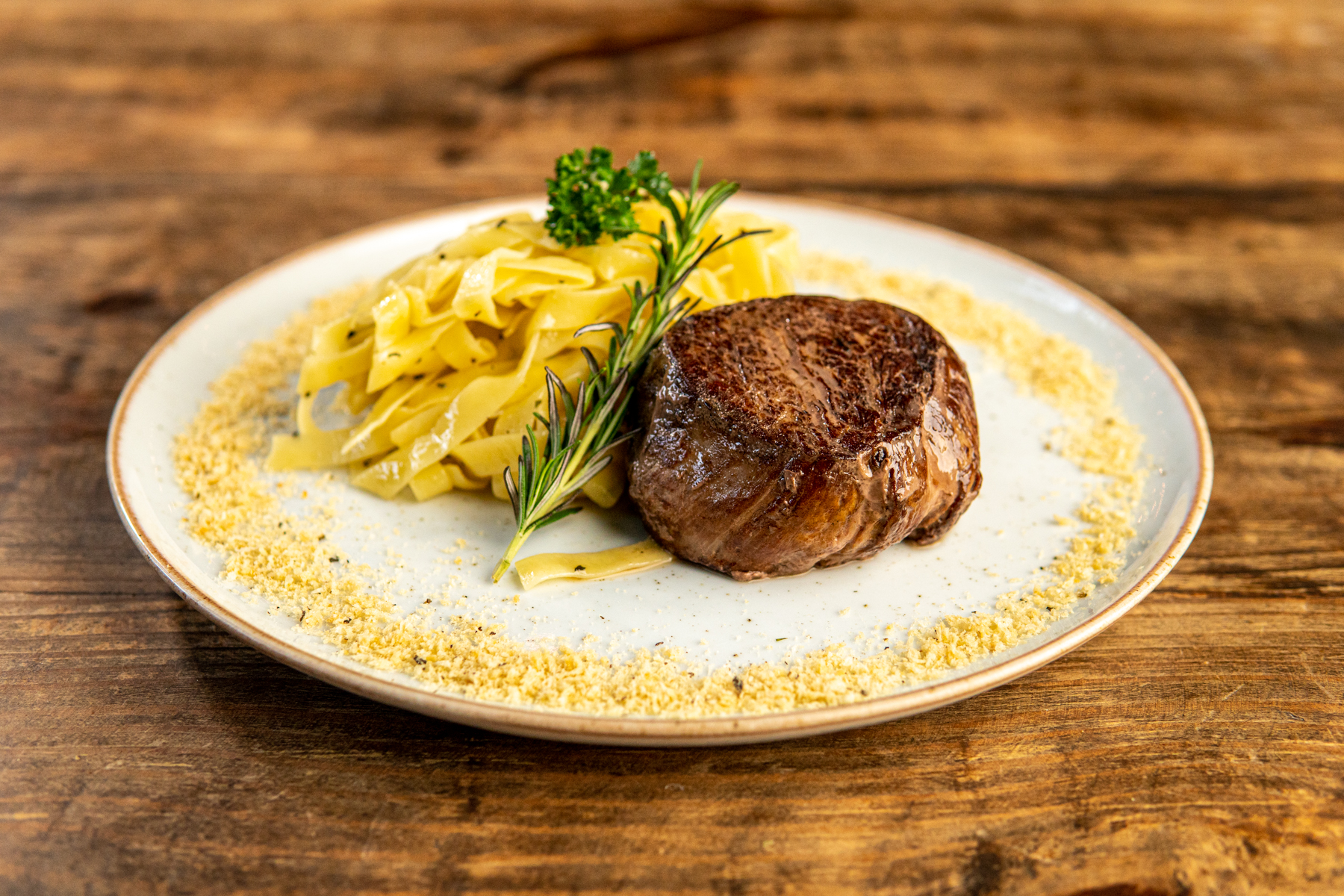 Medalhão de filé sous-vide