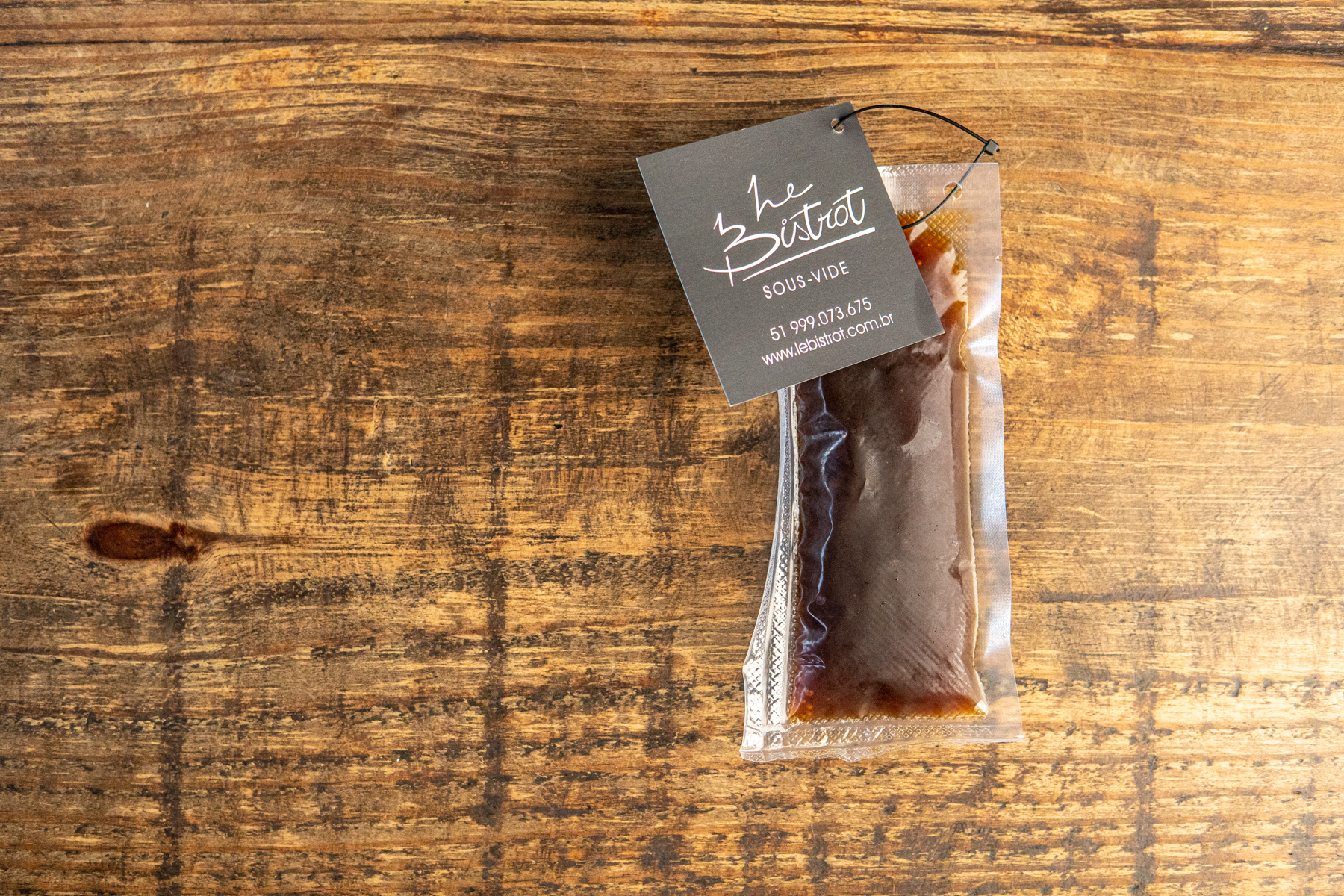 Molho de ostra e limão siciliano sous-vide