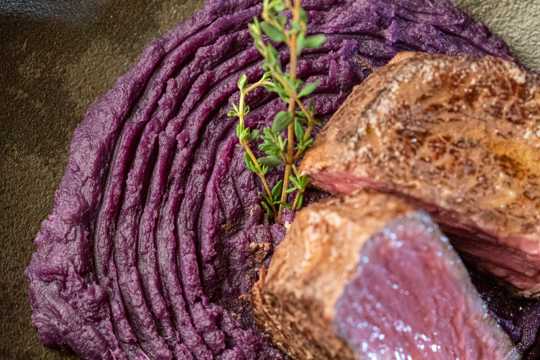 Medalhão de filé sous-vide